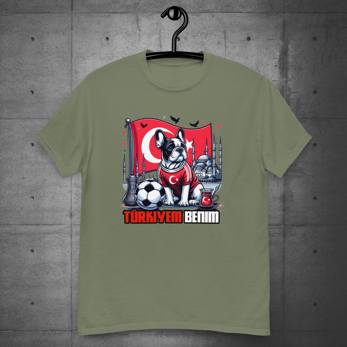 Frenchie Türkiye Football Unisex T-shirt!