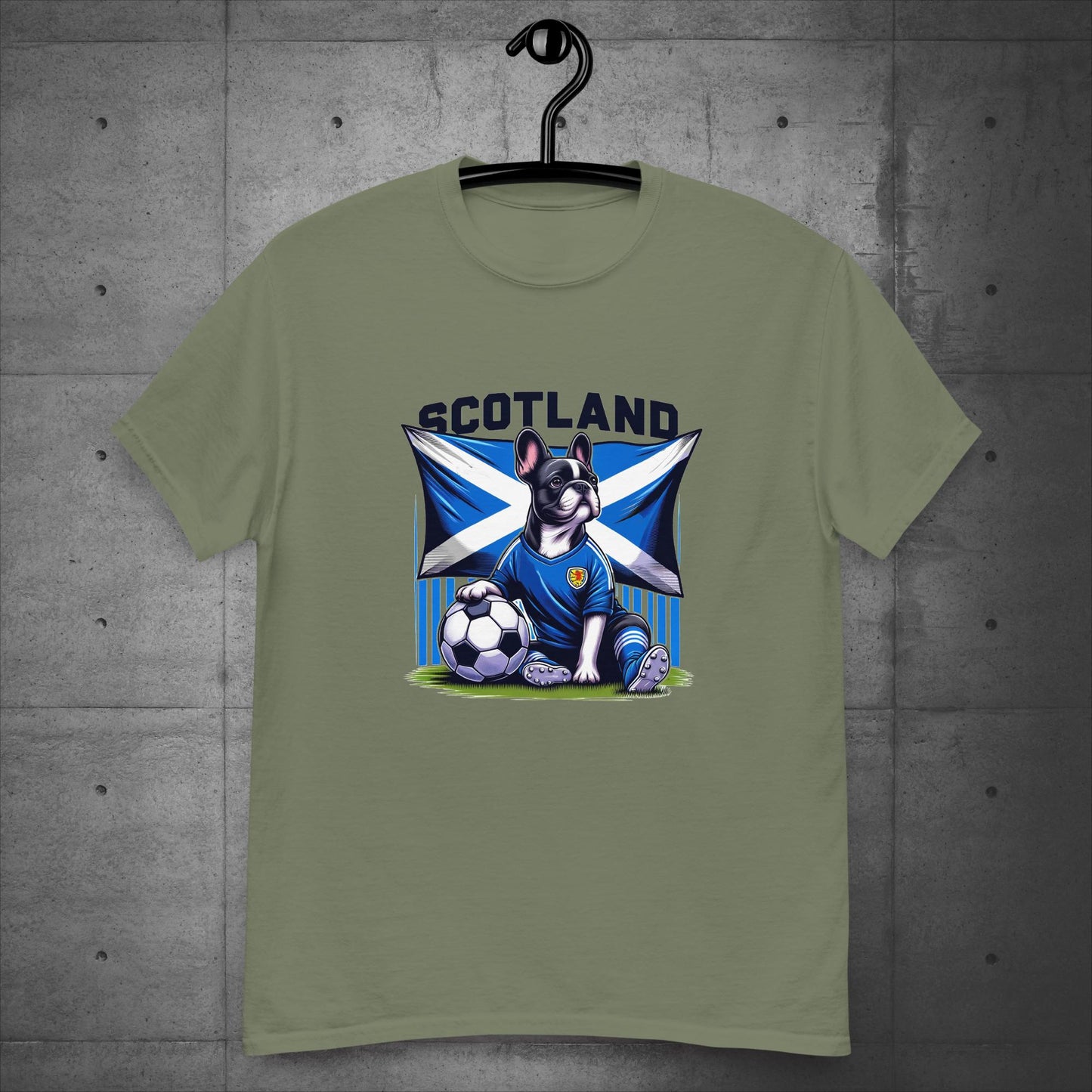 Frenchie Scotland Football Fan - Unisex T-Shirt