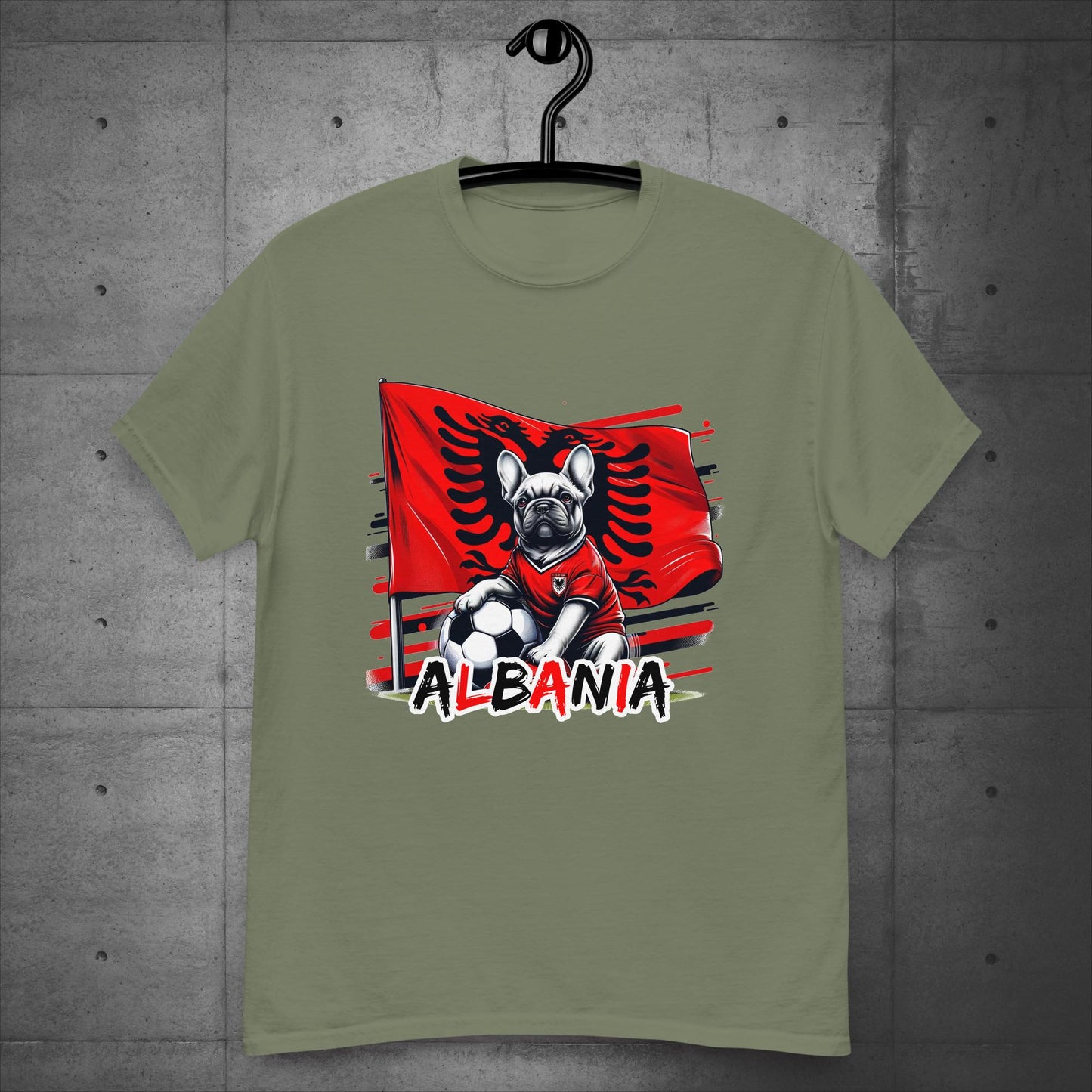 Frenchie Albania Football Fan - Unisex T-Shirt - Frenchie Emporium