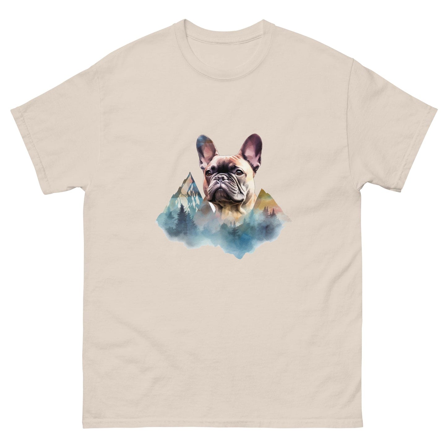 Peaks and Paws French Bulldog - Unisex T-Shirt