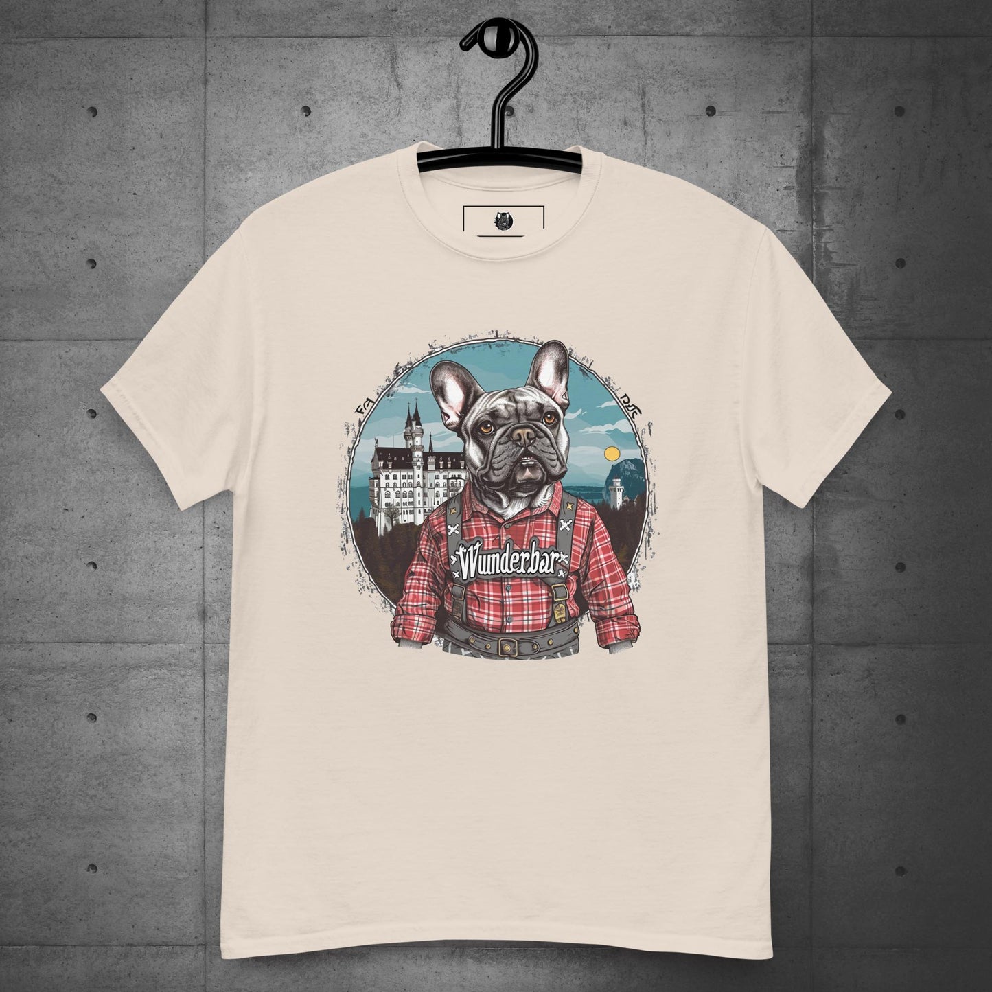 Wunderbar Frenchie in Lederhosen Unisex T-Shirt