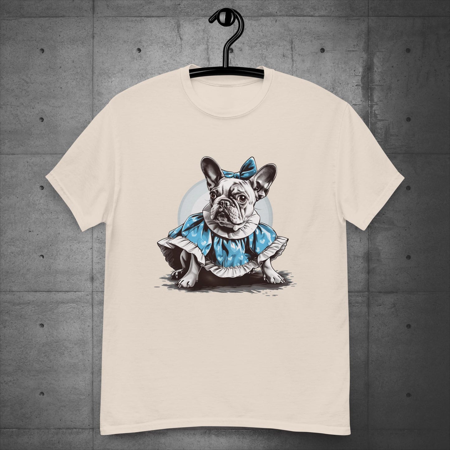 Alice in Wonderland Frenchie - Unisex T-Shirt