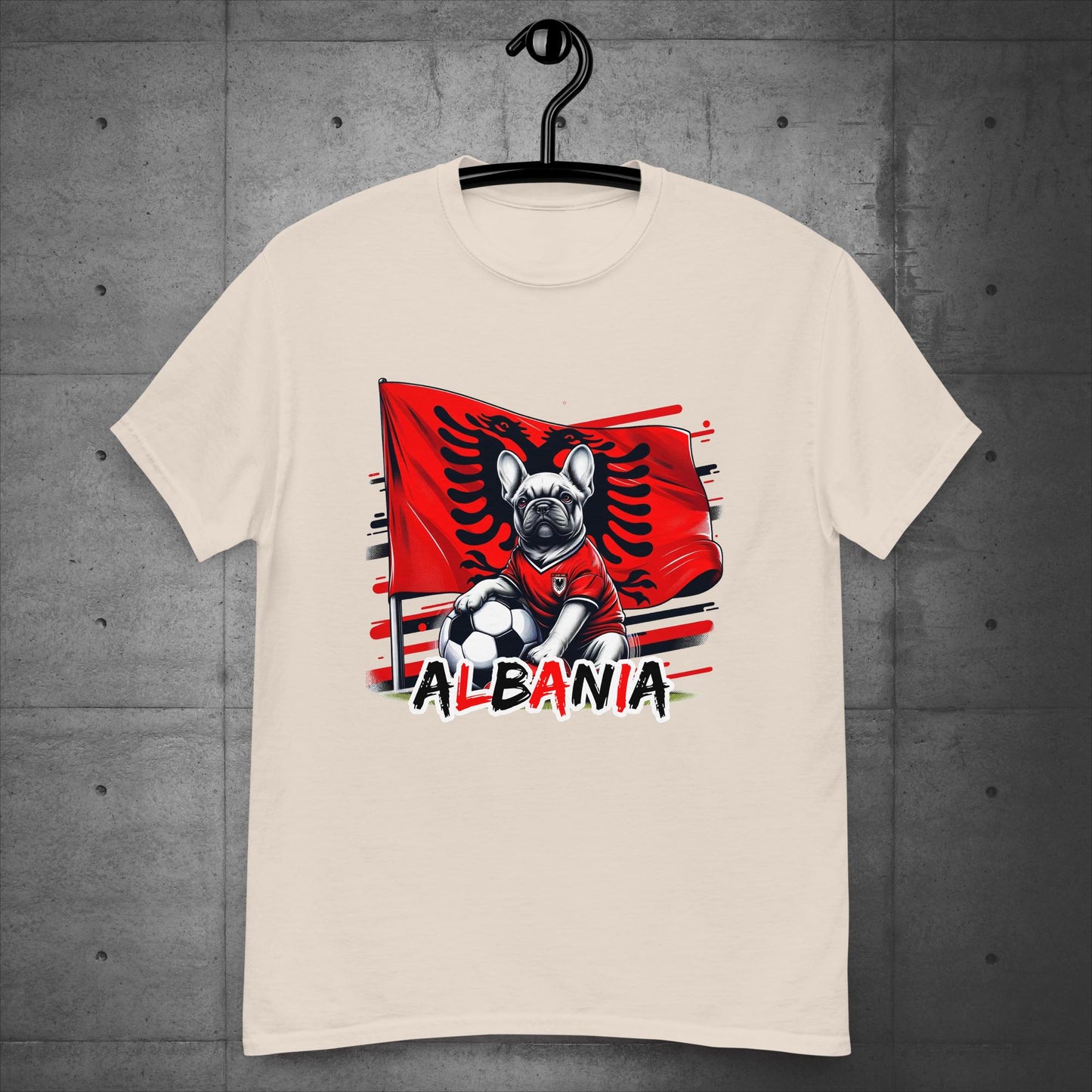 Frenchie Albania Football Fan - Unisex T-Shirt