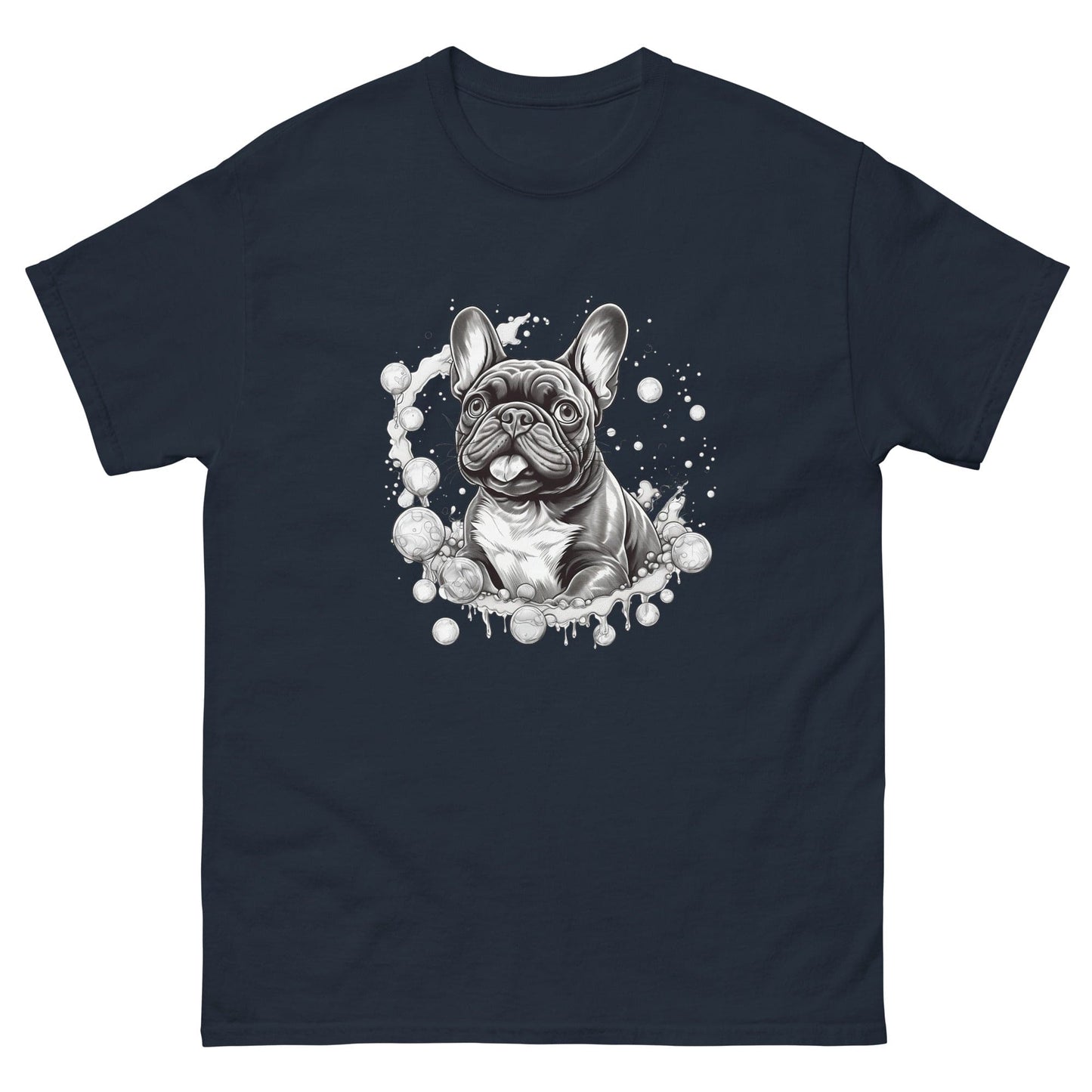 Bubbles French Bulldog - Unisex T-Shirt