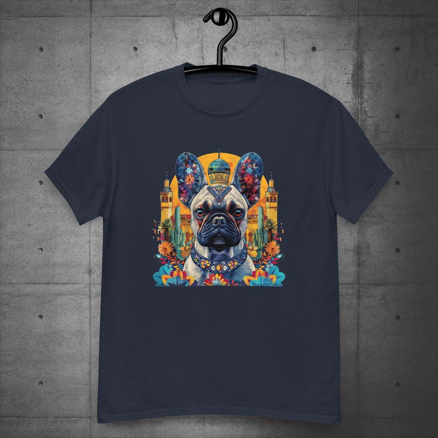 Vibrant Marrakesh Medina Frenchie Unisex T-Shirt - Frenchie Emporium