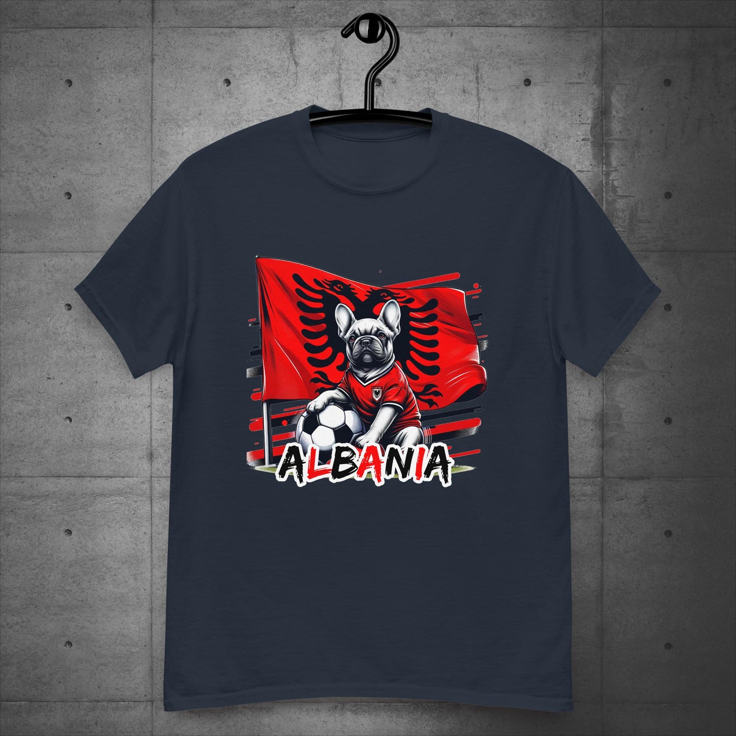 Frenchie Albania Football Fan - Unisex T-Shirt