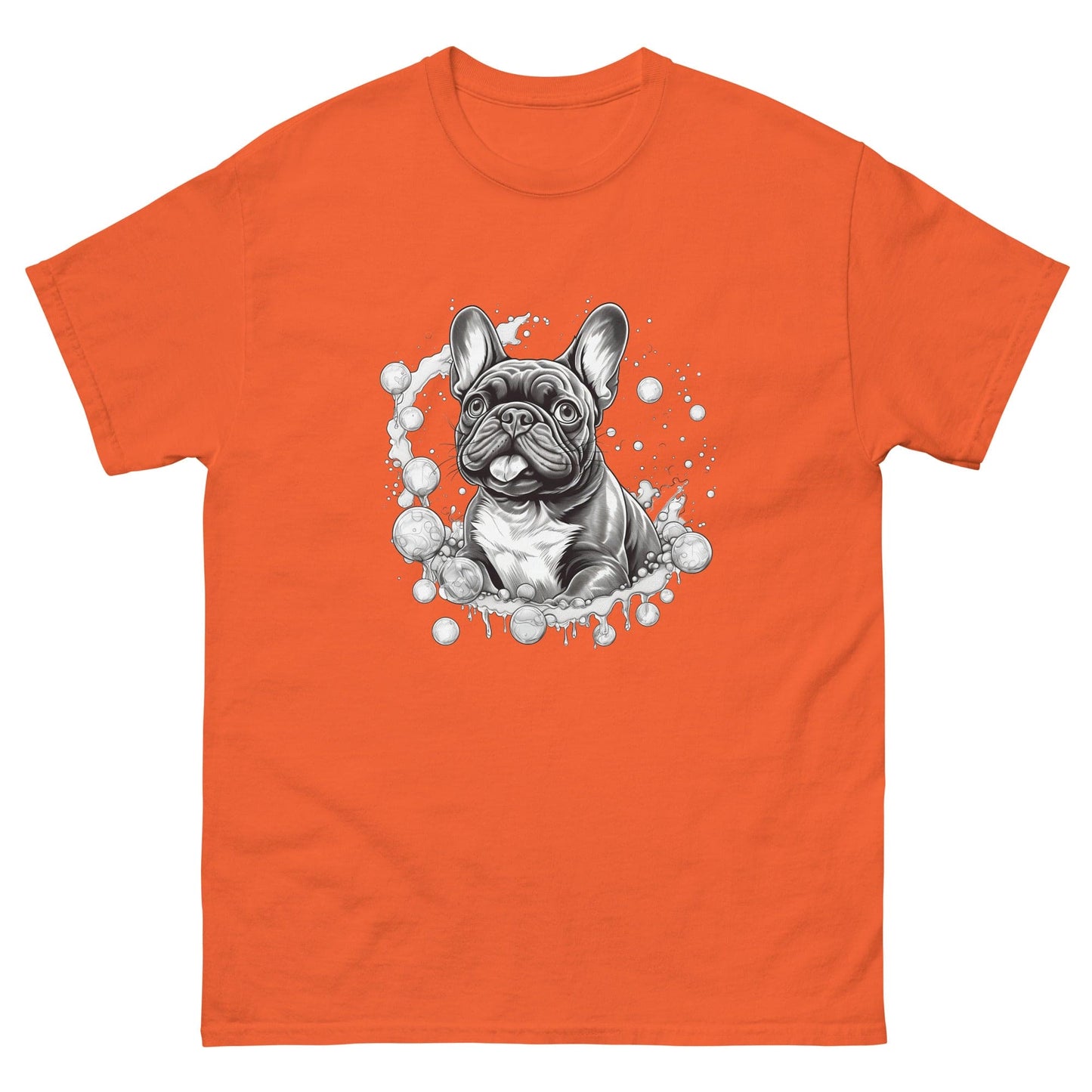 Bubbles French Bulldog - Unisex T-Shirt