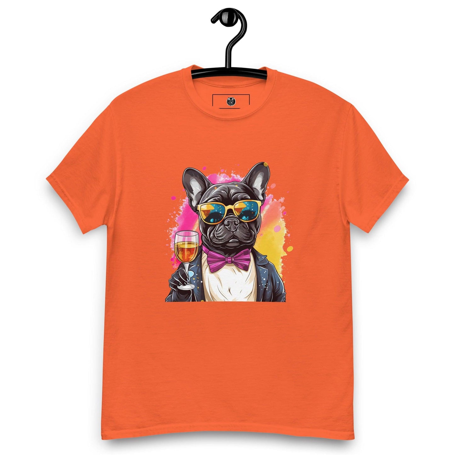 "Champagne Chic Frenchie" Unisex T-Shirt - Frenchie Emporium