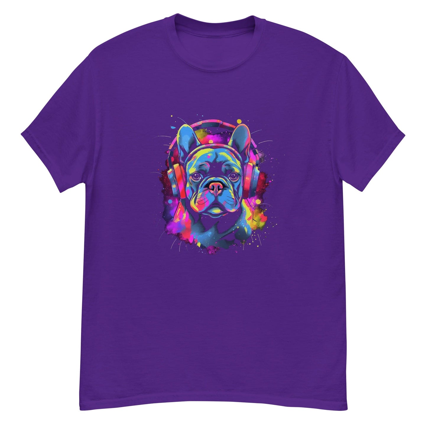 French Bulldog "Enjoy the Sound" - Unisex T-Shirt