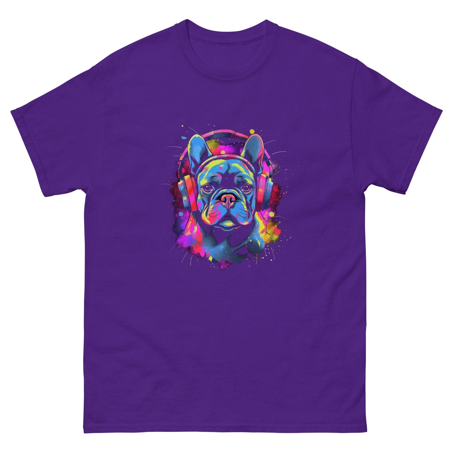 French Bulldog "Enjoy the Sound" - Unisex T-Shirt