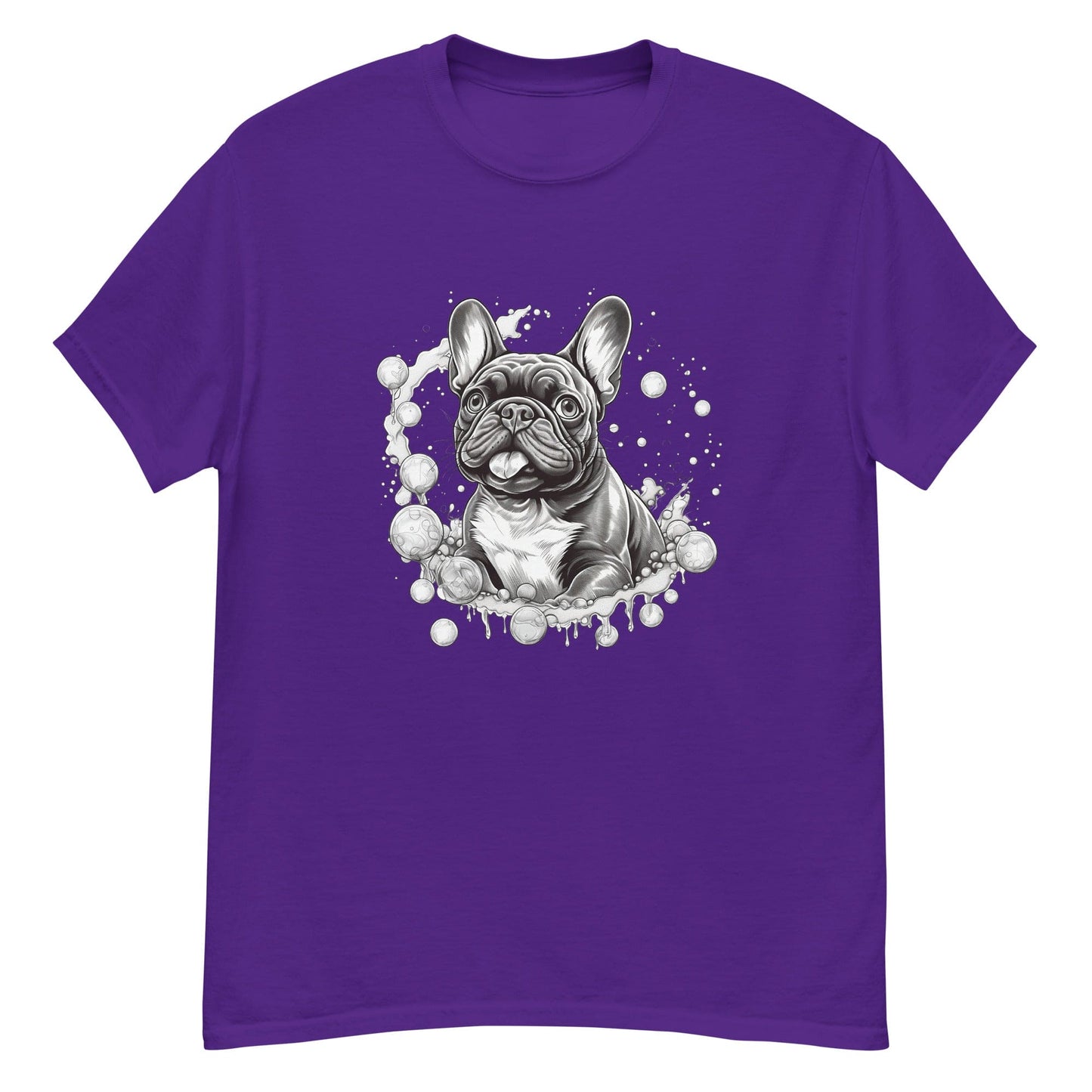 Bubbles French Bulldog - Unisex T-Shirt