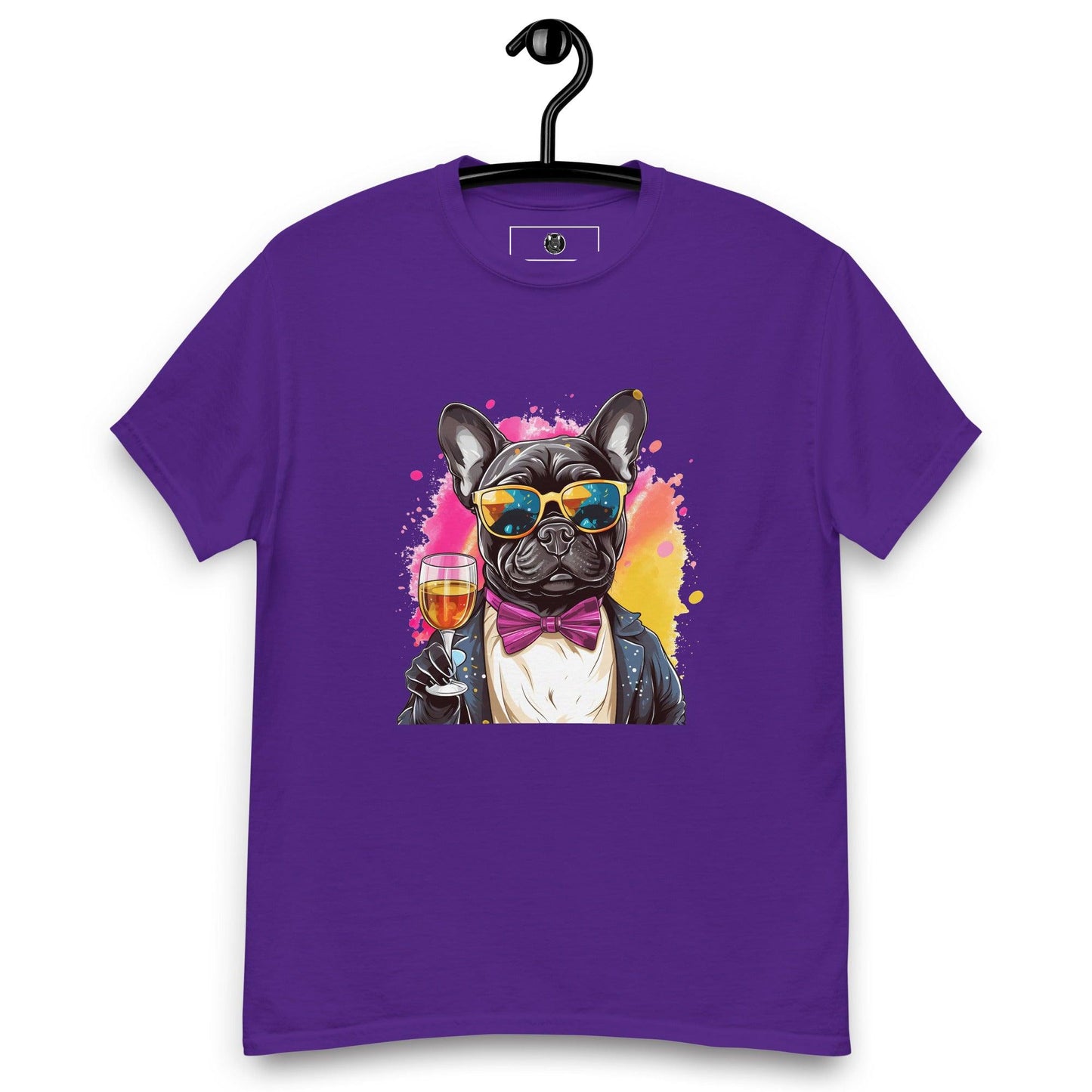 "Champagne Chic Frenchie" Unisex T-Shirt - Frenchie Emporium