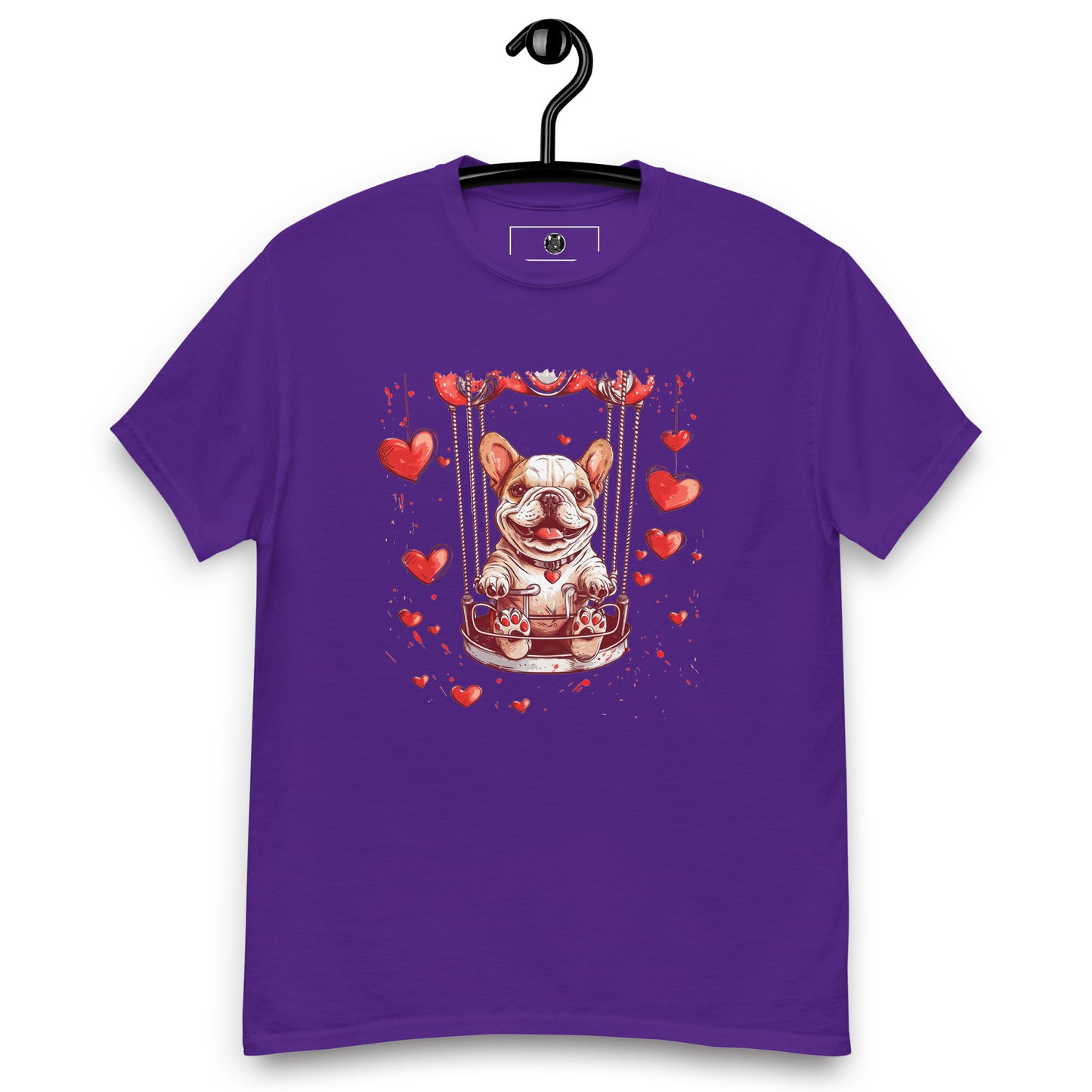 "Swinging Hearts" Unisex T-Shirt - Frenchie Emporium