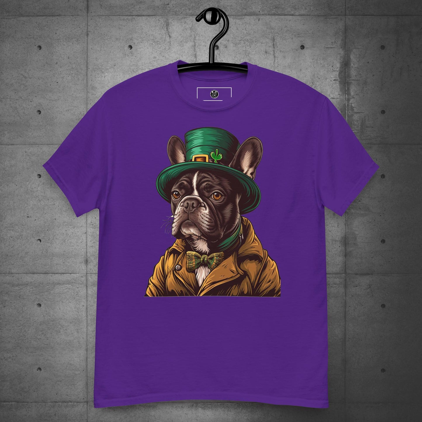 Elegant Frenchie Leprechaun Unisex T-shirt - Frenchie Emporium