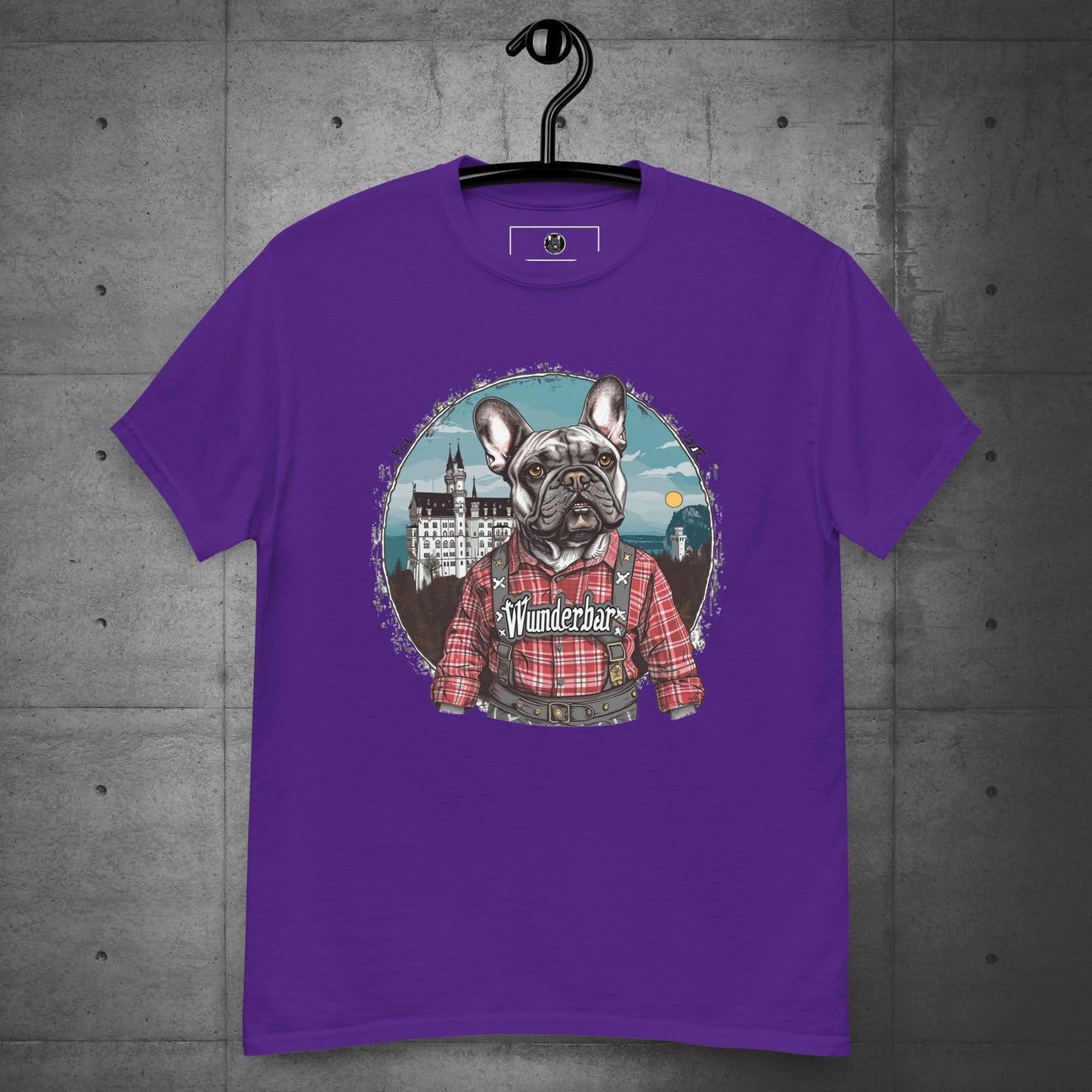 Wunderbar Frenchie in Lederhosen Unisex T-Shirt