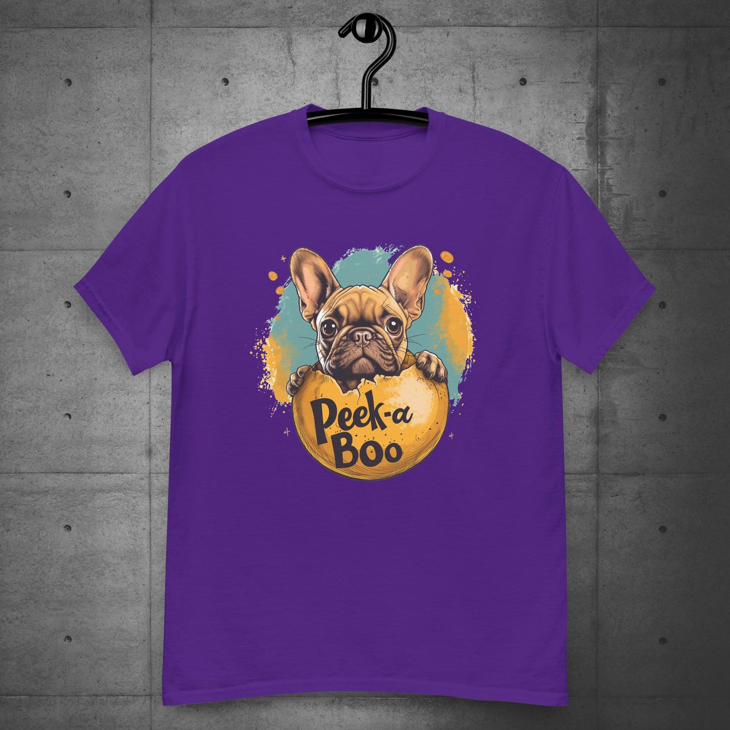 Peek-a-Boo Frenchie - Unisex T-Shirt