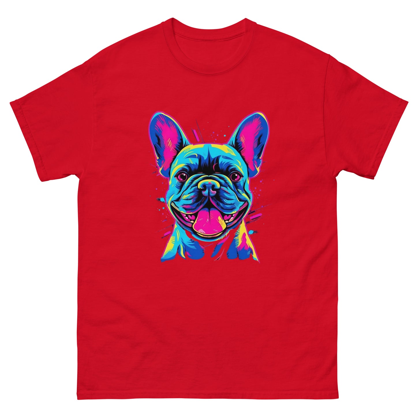 Frenchie Sassy Neon Styled T-shirt - Frenchie Emporium