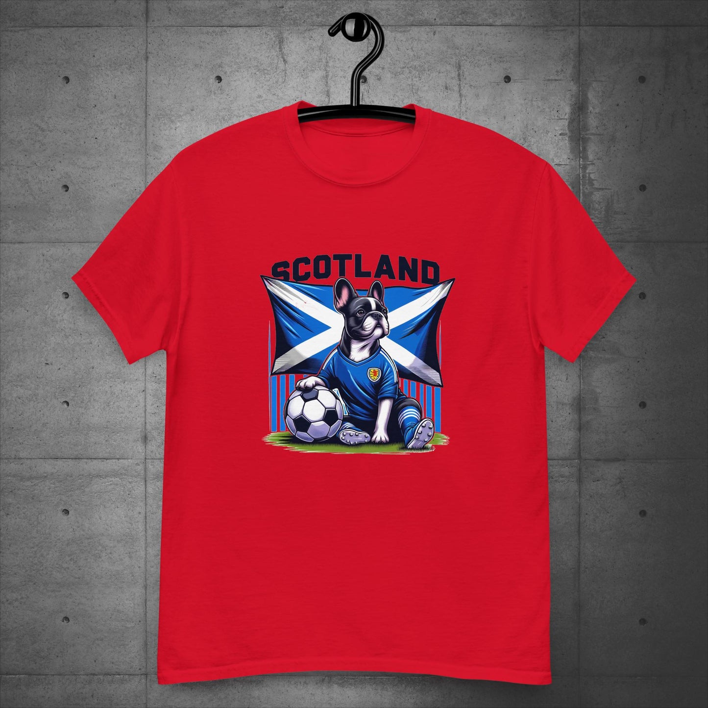 Frenchie Scotland Football Fan - Unisex T-Shirt