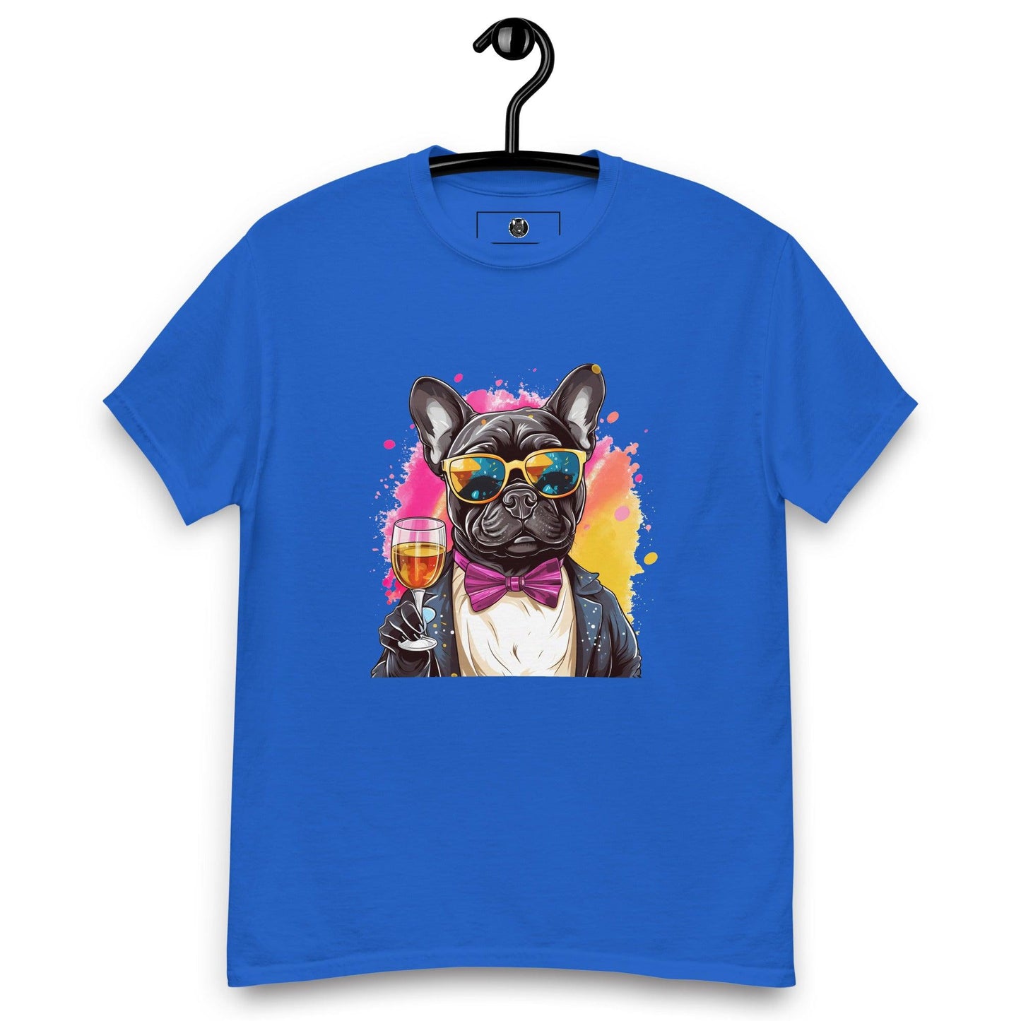 "Champagne Chic Frenchie" Unisex T-Shirt - Frenchie Emporium