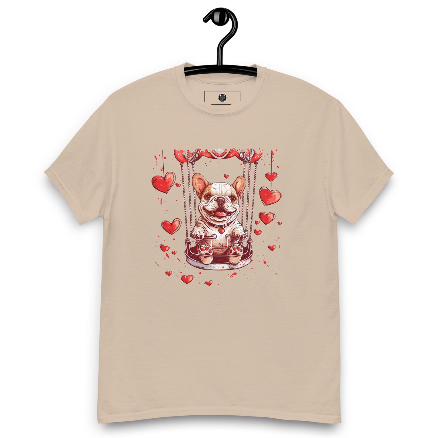 "Swinging Hearts" Unisex T-Shirt - Frenchie Emporium