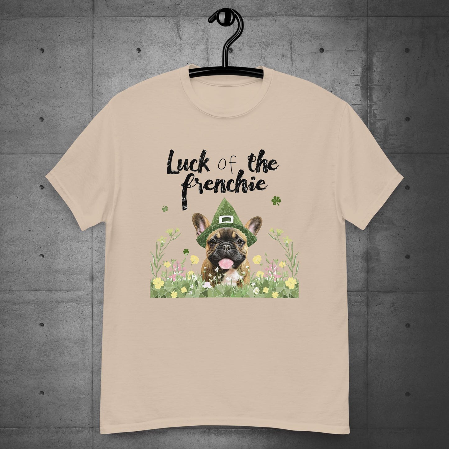 Irish Leprechaun Frenchie Unisex T-Shirt.