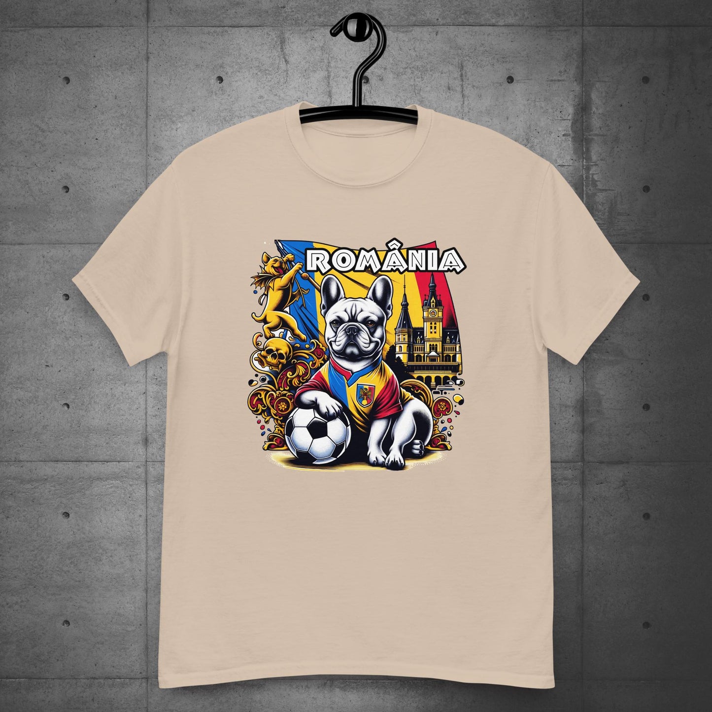 Frenchie Romanian Football Unisex T-Shirt!