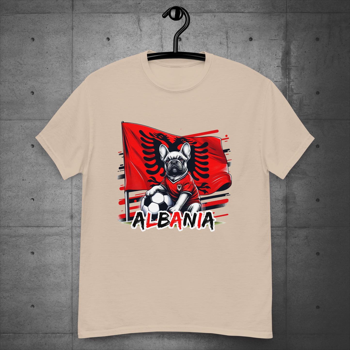 Frenchie Albania Football Fan - Unisex T-Shirt - Frenchie Emporium