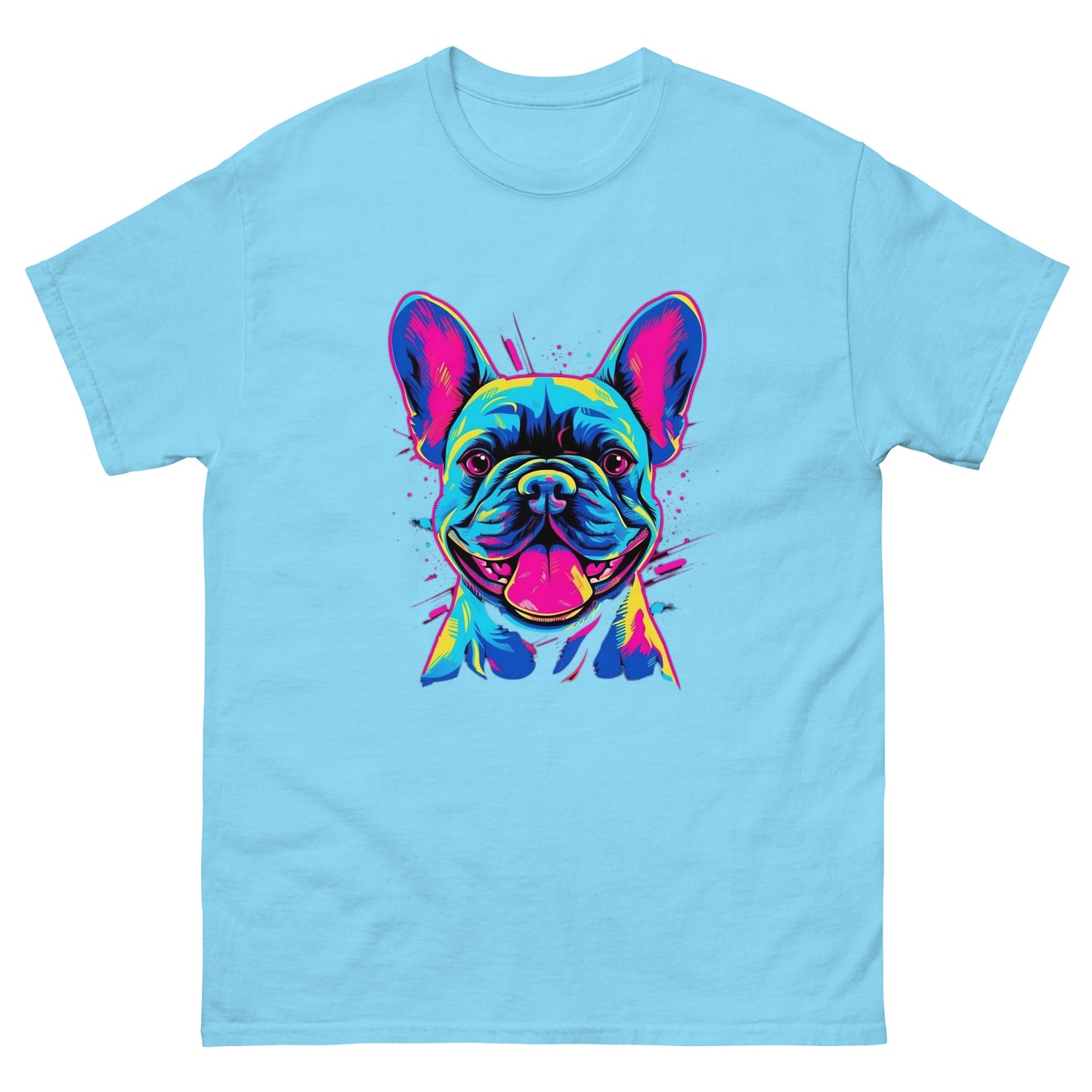 Frenchie Sassy Neon Styled T-shirt - Frenchie Emporium