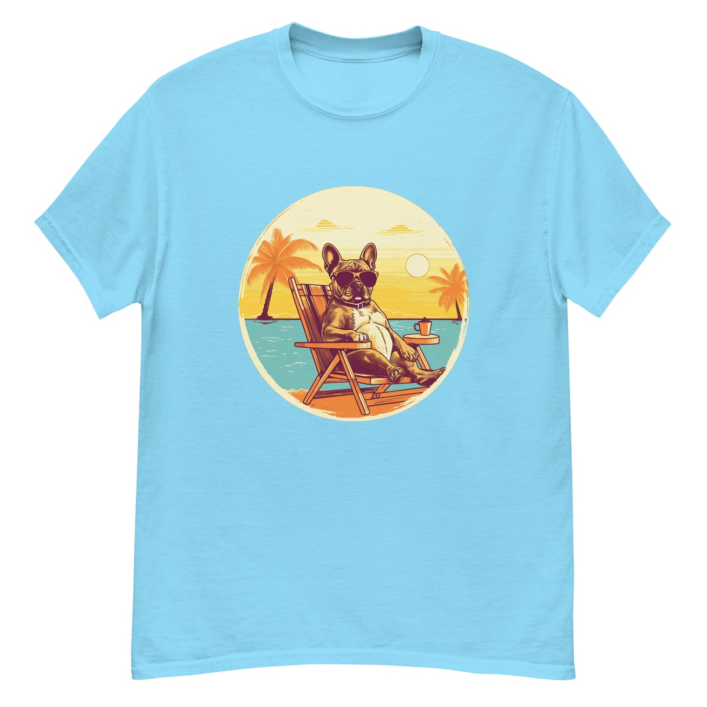 French Bulldog "Enjoy the sun" - Unisex T-shirt