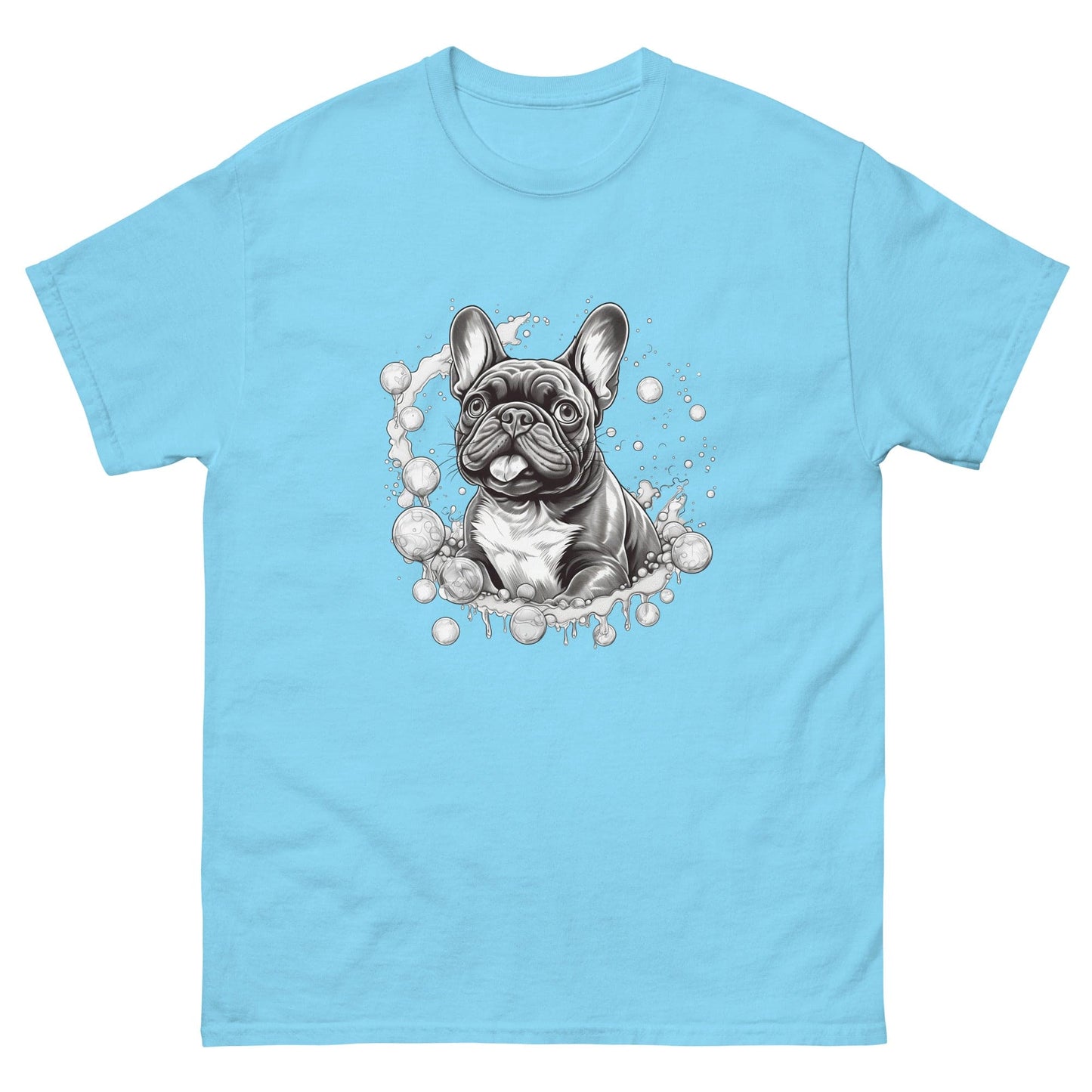 Bubbles French Bulldog - Unisex T-Shirt