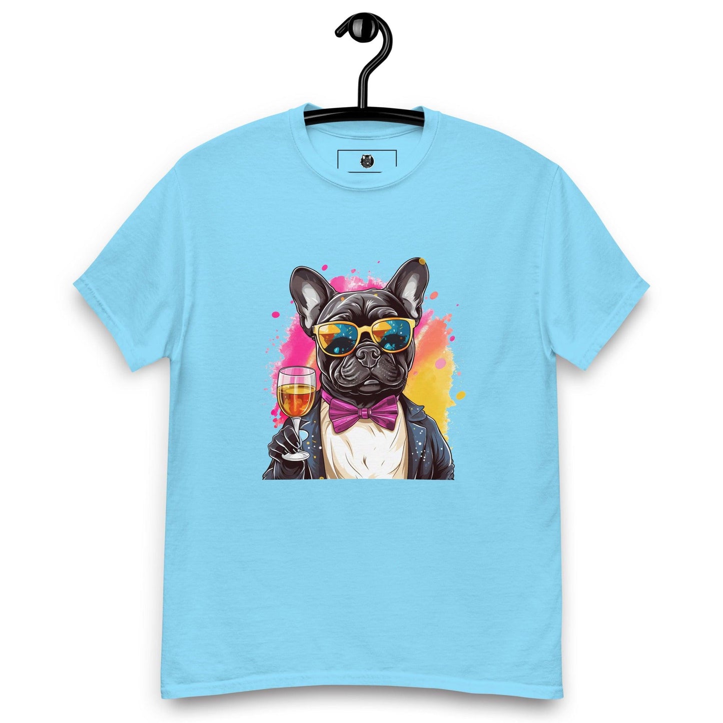 "Champagne Chic Frenchie" Unisex T-Shirt - Frenchie Emporium