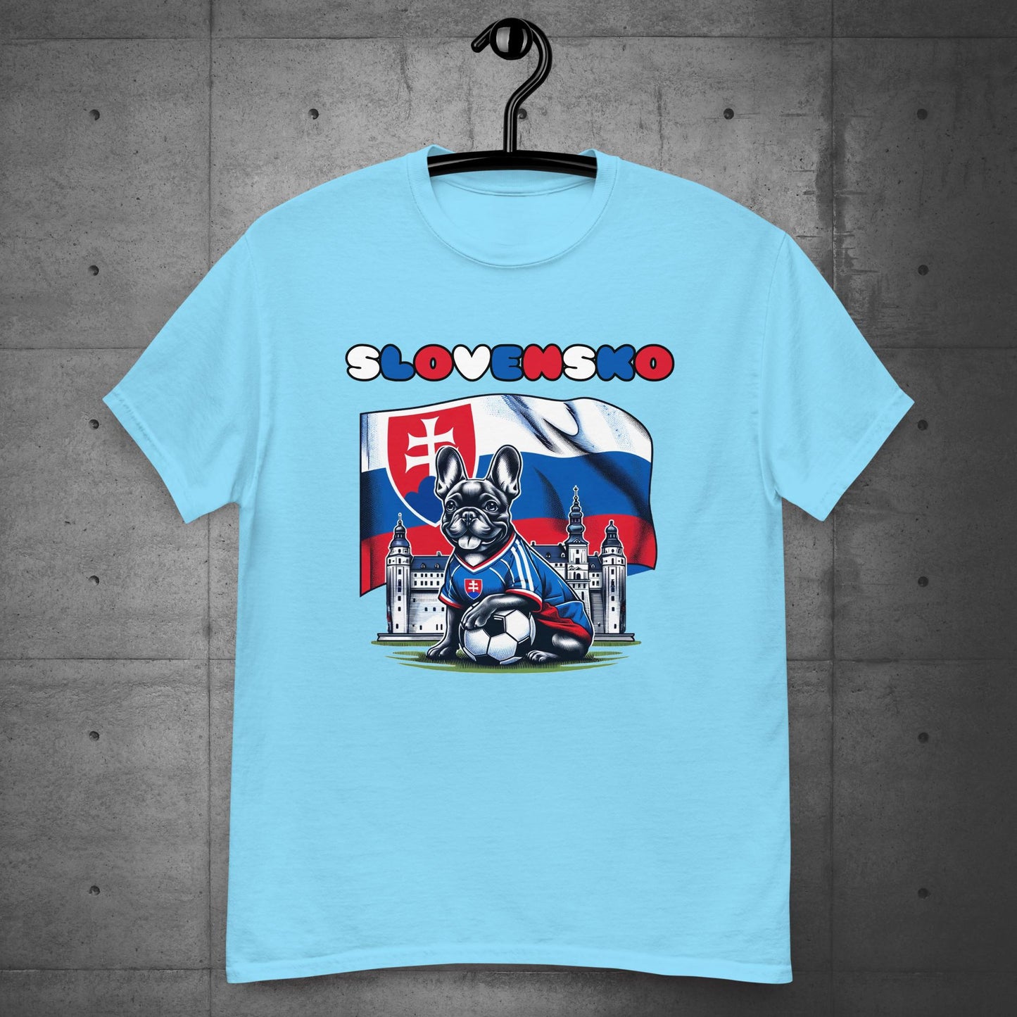 Frenchie Slovakia Football Unisex T-Shirt