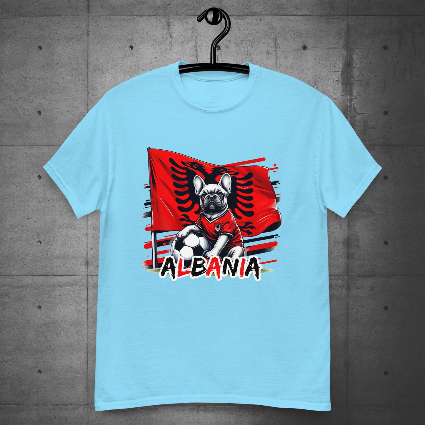 Frenchie Albania Football Fan - Unisex T-Shirt - Frenchie Emporium