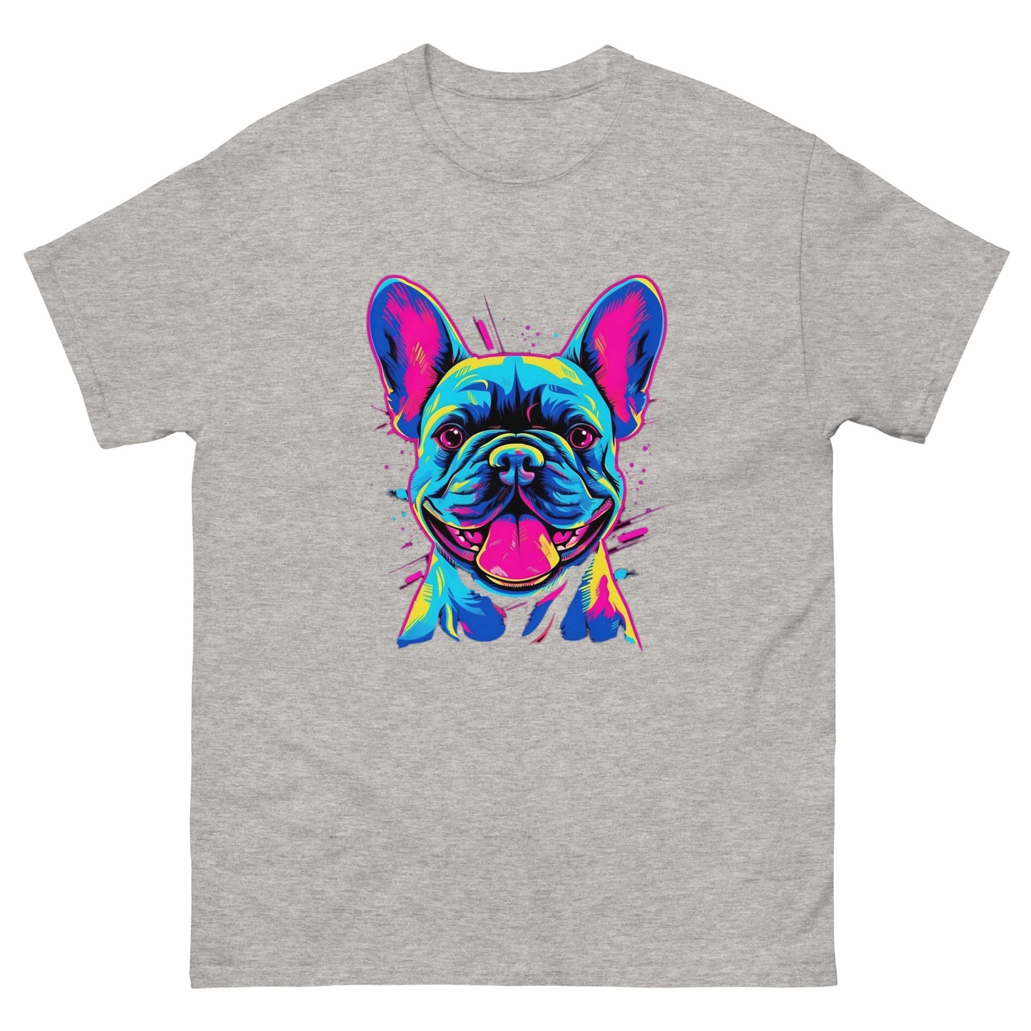 Frenchie Sassy Neon Styled T-shirt