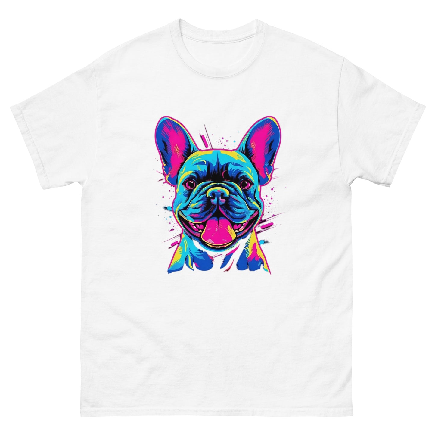 Frenchie Sassy Neon Styled T-shirt - Frenchie Emporium