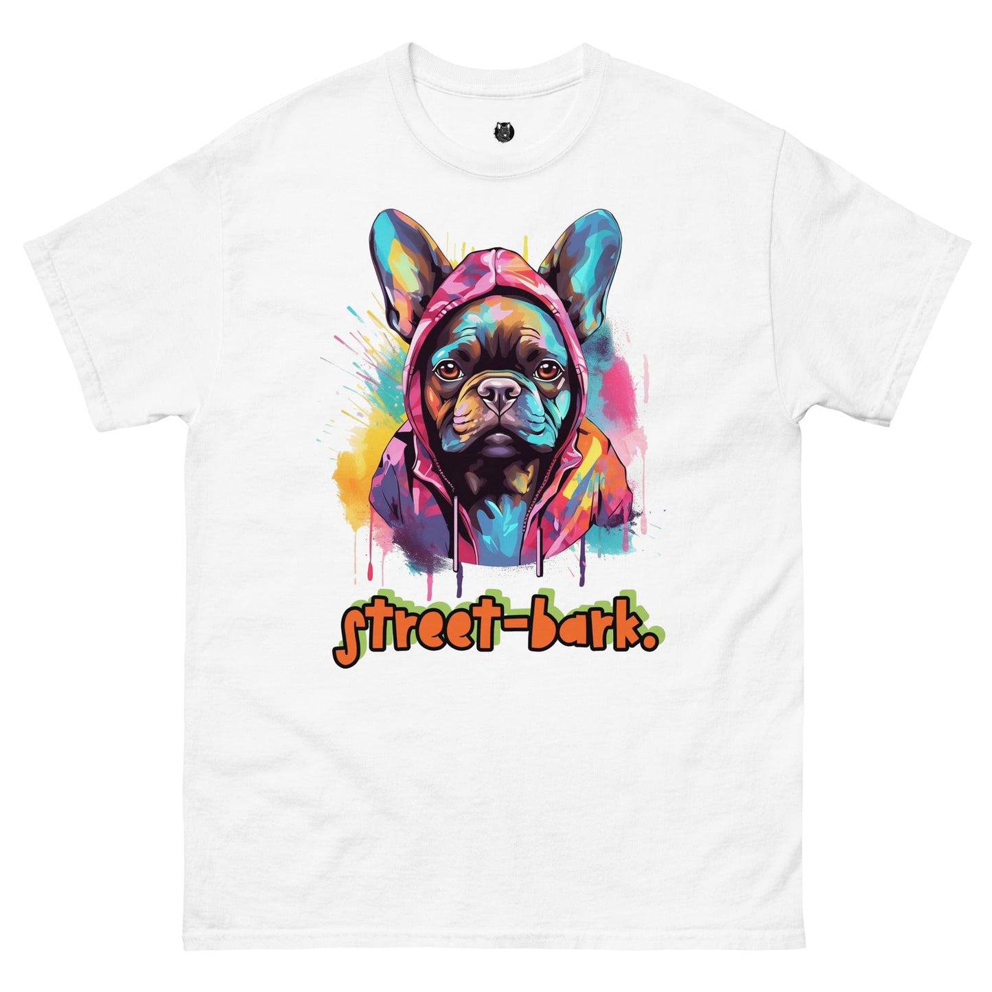 Street Bark Graffiti French Bulldog Unisex T-Shirt
