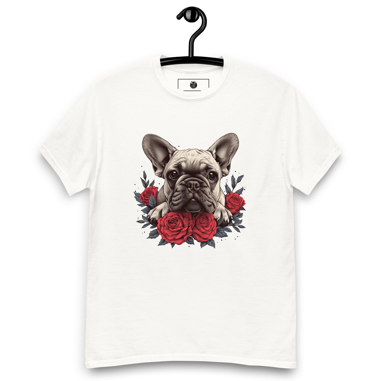 "Rosy Gaze Frenchie" Unisex T-Shirt - Frenchie Emporium