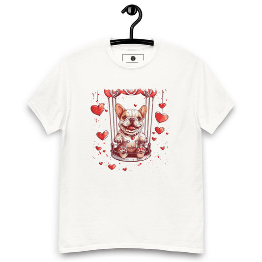 "Swinging Hearts" Unisex T-Shirt - Frenchie Emporium