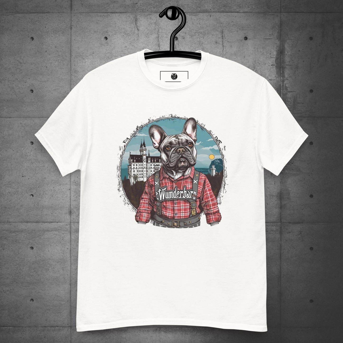 Wunderbar Frenchie in Lederhosen Unisex T-Shirt