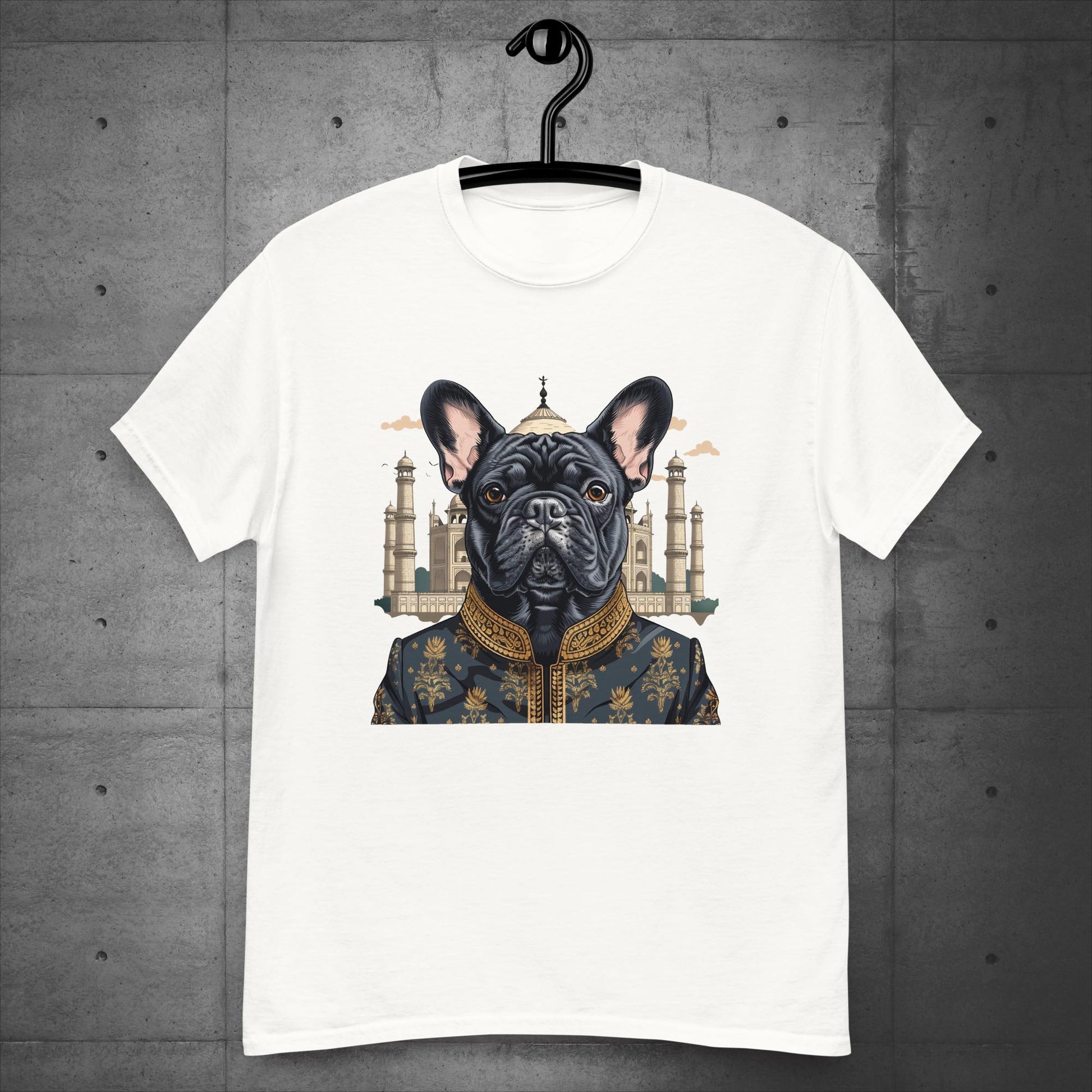 Majestic Taj Mahal Frenchie Unisex T-Shirt - Frenchie Emporium