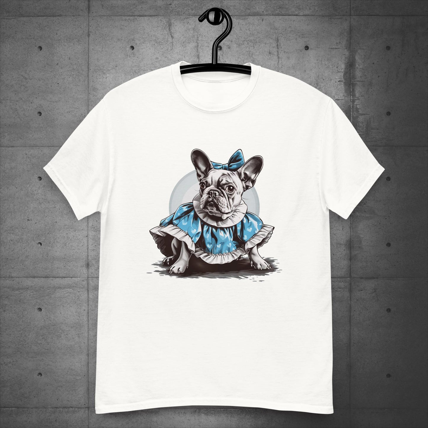 Alice in Wonderland Frenchie - Unisex T-Shirt