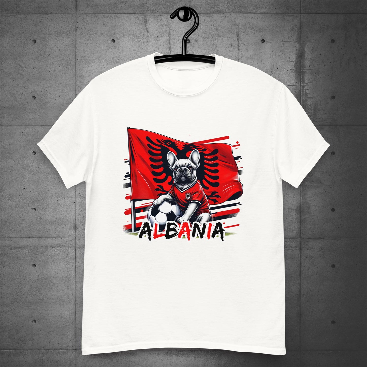 Frenchie Albania Football Fan - Unisex T-Shirt