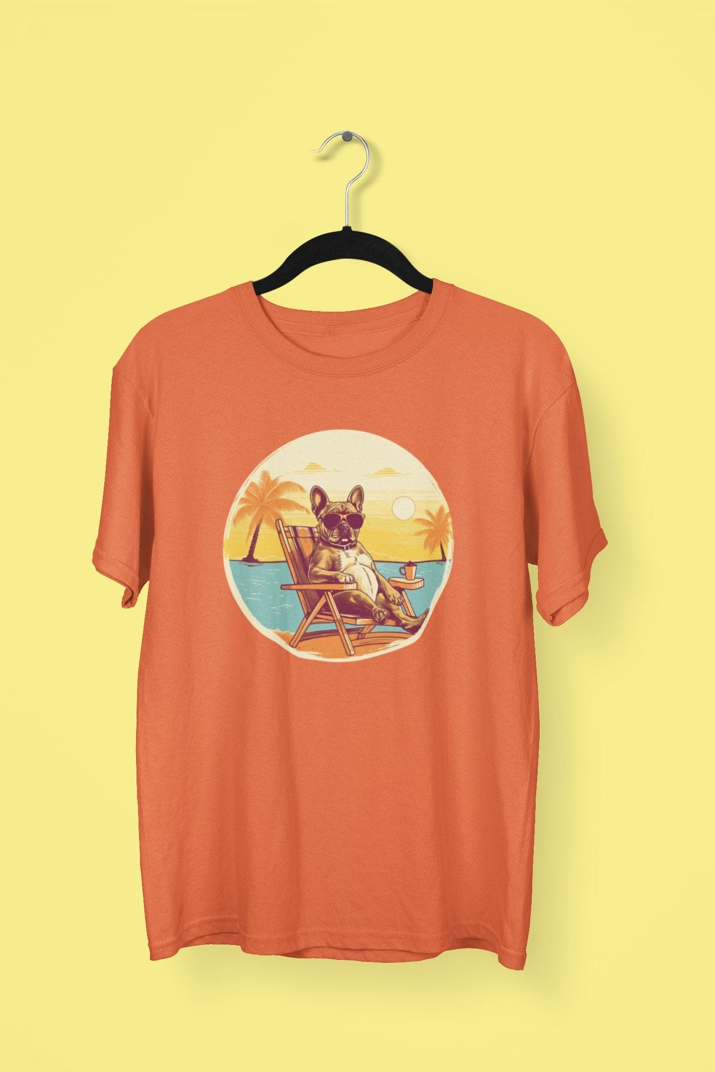 French Bulldog "Enjoy the sun" - Unisex T-shirt