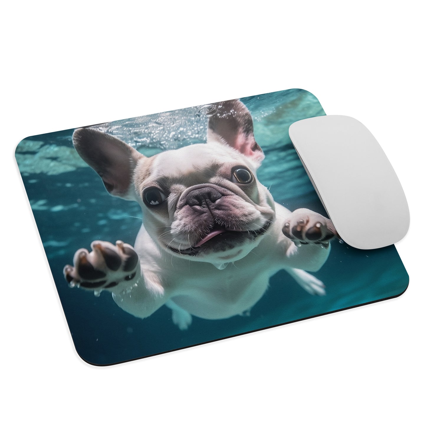 Mouse pad "Underwater" Frenchie