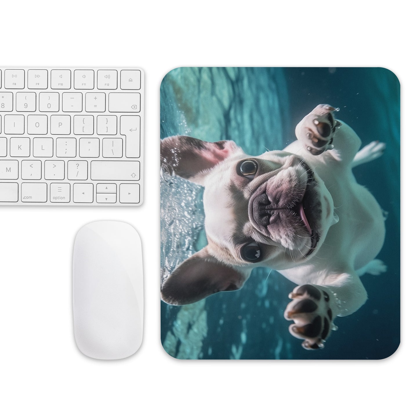 Mouse pad "Underwater" Frenchie