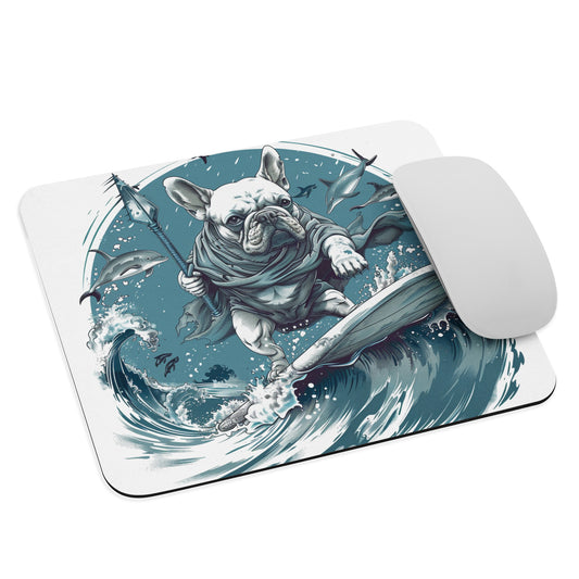 Poseidon French Bulldog - Mouse pad