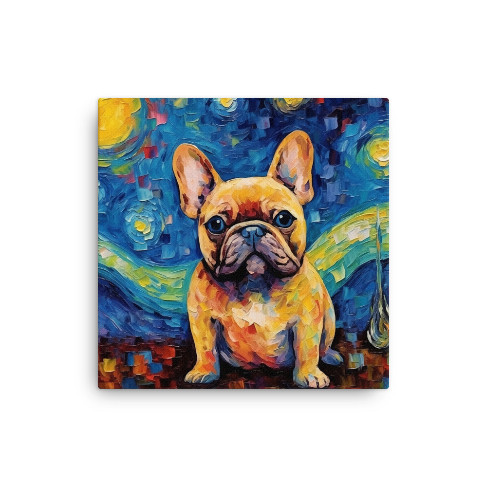 Frenchie Twilight Reverie - Canvas