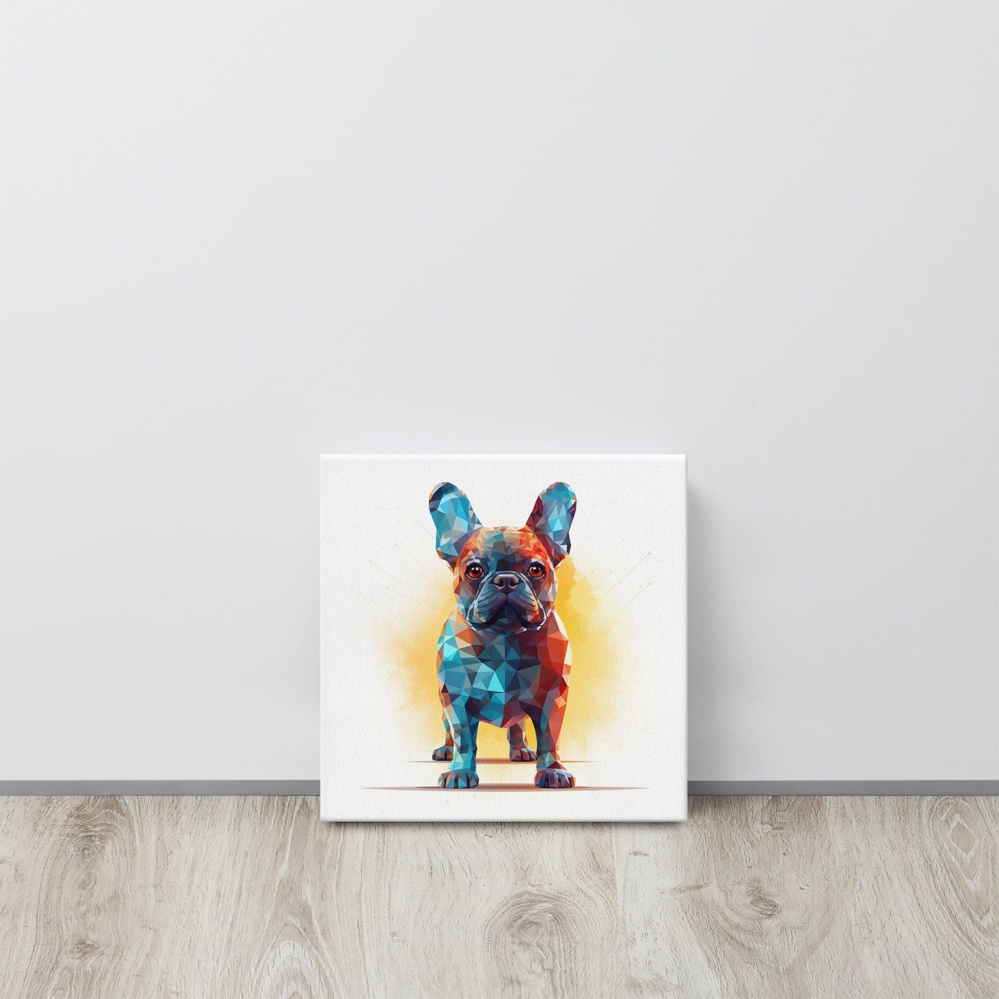 Abstract French Bulldog Canvas