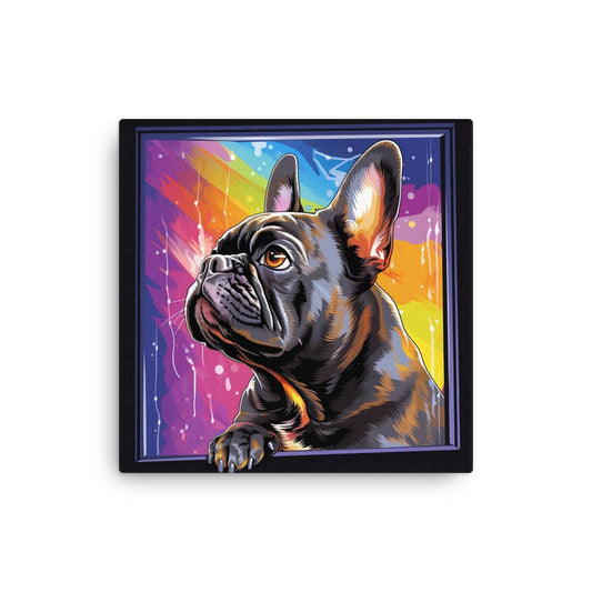 "Window Gaze" French Bulldog - Thin Canvas