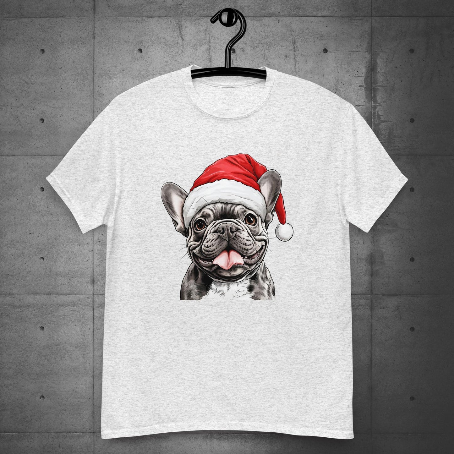 Santa Paw - Frenchie Unisex Christmas T-Shirt - Frenchie Emporium